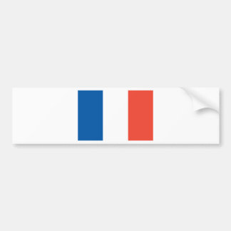 French flag bumper sticker