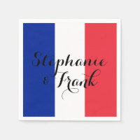 French Flag Colours Wedding