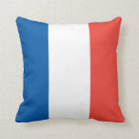 French Flag Cushion<br><div class="desc">Pillow with the flag of France. Great for Francophiles,  soccer matches,  or a Bastille Day party,  July 14th! Vive la France!</div>