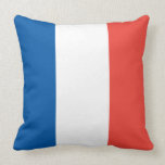 French Flag Cushion<br><div class="desc">Pillow with the flag of France. Great for Francophiles,  soccer matches,  or a Bastille Day party,  July 14th! Vive la France!</div>