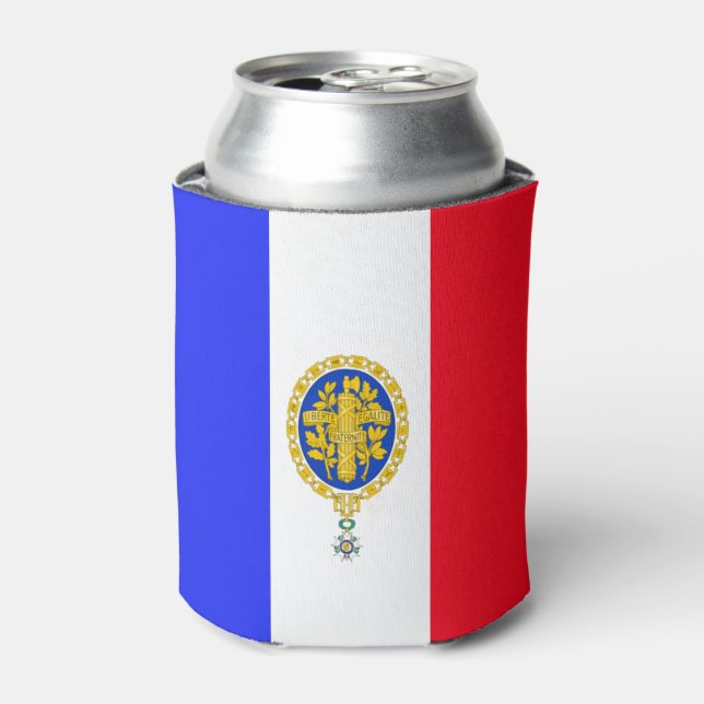 French flag-Emblem    Can Cooler (Can Front)