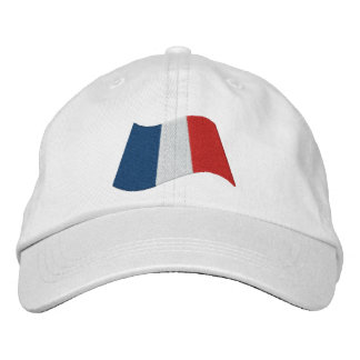 French Flag Embroidered Hat