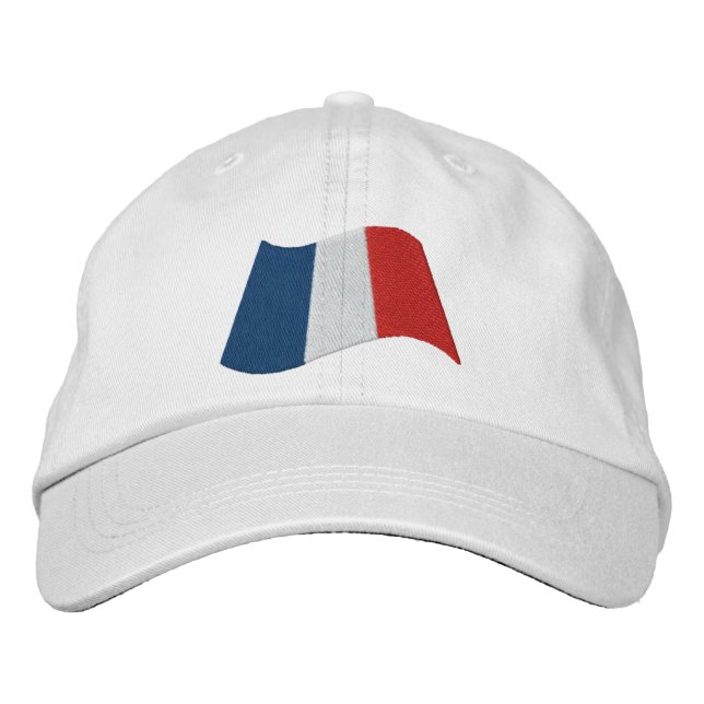 French Flag Embroidered Hat (Front)