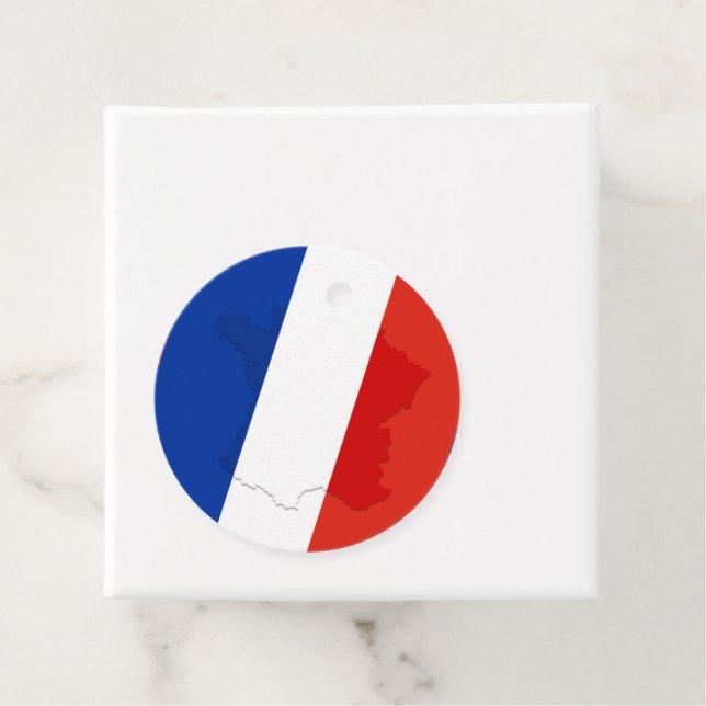 French flag favour tags (In Situ)
