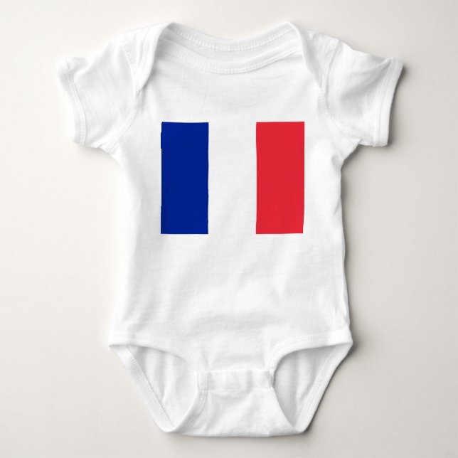 French Flag (France) Baby Bodysuit (Front)
