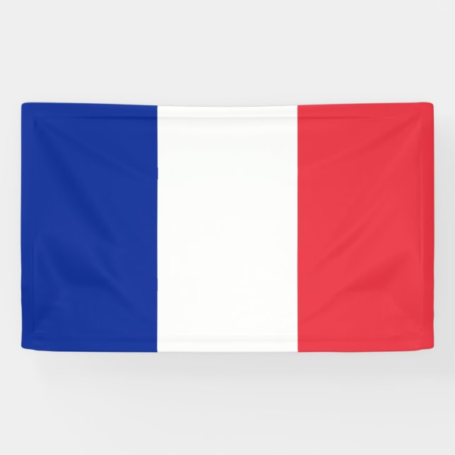 French Flag (France) Banner (Horizontal)
