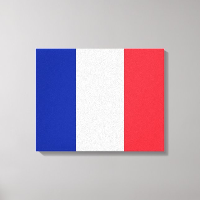 French Flag (France) Canvas Print (Front)