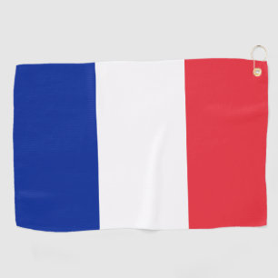 French Flag & France golf /sports Golf Paris Golf Towel