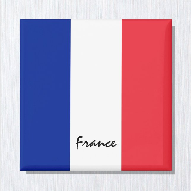 French flag & France - holiday /sports fans Magnet (Creator Uploaded)