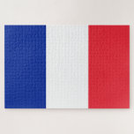 French Flag (France) Jigsaw Puzzle<br><div class="desc">This design features the national flag of France (officially the French Republic, République française), which is a country consisting of metropolitan France in Western Europe and several overseas regions and territories. The metropolitan area of France extends from the Mediterranean Sea to the English Channel and the North Sea, and from...</div>