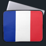 French Flag (France) Laptop Sleeve<br><div class="desc">This design features the national flag of France (officially the French Republic, République française), which is a country consisting of metropolitan France in Western Europe and several overseas regions and territories. The metropolitan area of France extends from the Mediterranean Sea to the English Channel and the North Sea, and from...</div>