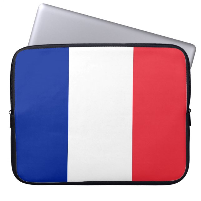 French Flag (France) Laptop Sleeve (Front)