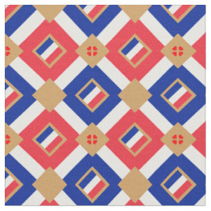 French Flag & France Trendy Fabric fashion