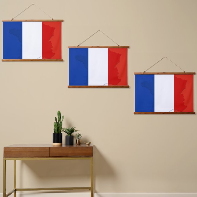 French flag hanging tapestry (Asymmetrical)