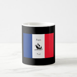 French Flag Joyeux Noel Christmas Mug