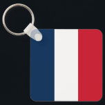 French Flag Key Ring<br><div class="desc">The national flag of France.</div>