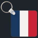 French Flag Key Ring<br><div class="desc">The national flag of France.</div>