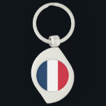 French Flag Key Ring<br><div class="desc">The national flag of France.</div>