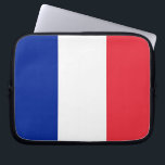 French Flag Laptop Sleeve<br><div class="desc">Protect your laptop in style with our exclusive laptop sleeve featuring the flag of France! Crafted with meticulous attention to detail, this laptop sleeve is not just a protective accessory; it’s a celebration of French culture and heritage. The vibrant design prominently showcases the iconic French flag, making this sleeve a...</div>