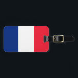 French Flag Luggage Tag<br><div class="desc">French Flag Decor and Accessories. Show your love for France!</div>