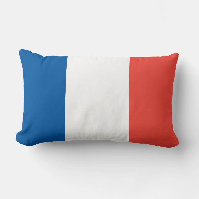 French Flag Lumbar Cushion (Front)