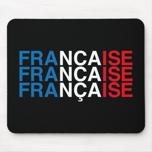 FRENCH Flag Mouse Pad (Front)