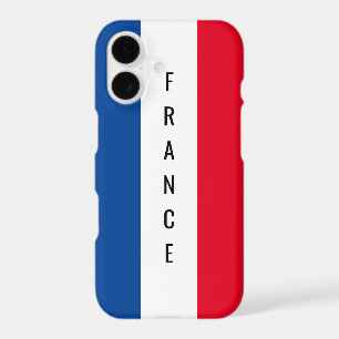 French flag of France personalized custom name