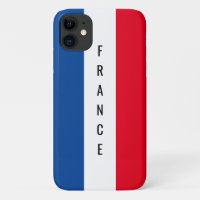 French flag of France personalized custom name