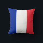 French Flag on American MoJo Pillow<br><div class="desc">Introducing the MoJo pillow featuring the flag of France – a stylish addition to your home decor! Crafted with high-quality materials and attention to detail, this pillow celebrates French heritage and national pride. The design prominently displays the iconic tricolor flag of France, with its bold blue, white, and red vertical...</div>