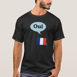 French Flag Oui T-Shirt