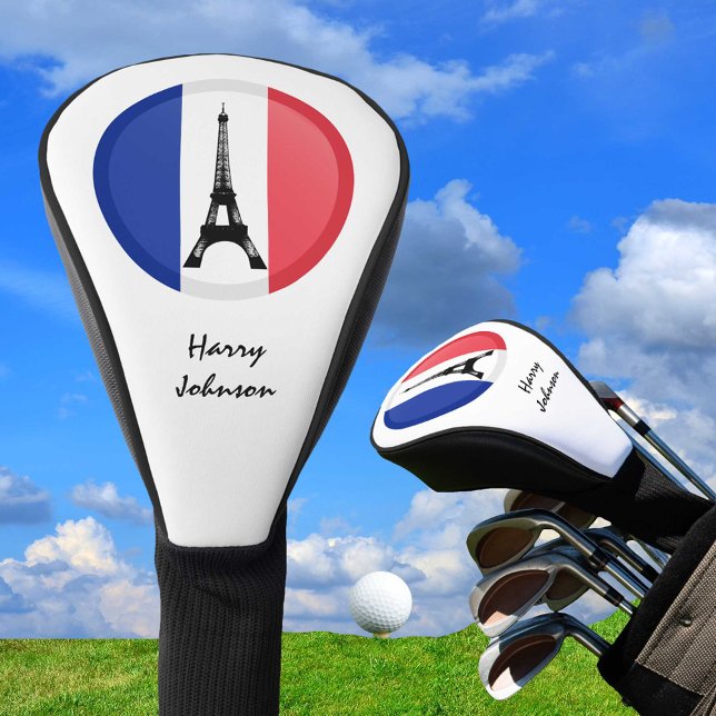 French Flag, Paris & Monogrammed Golf Clubs Covers (Creator Uploaded)