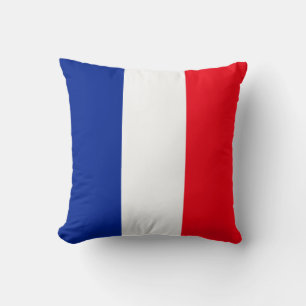 French Flag Patriotic Colours International Travel Cushion