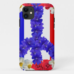 french flag peace sign Case-Mate iPhone case