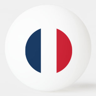 French Flag Ping Pong Ball