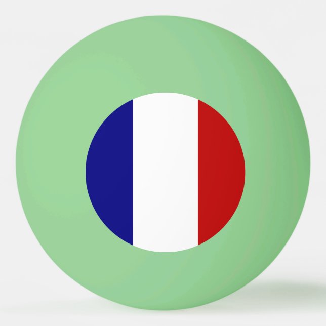French Flag  Ping Pong Ball (Front)