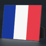 French Flag Plaque<br><div class="desc">Enhance your decor with our distinguished plaque featuring the flag of France! Crafted with meticulous attention to detail, this plaque is more than just a decorative piece; it's a celebration of French heritage and national pride. The bold design proudly showcases the iconic elements of the French flag, symbolising the country's...</div>