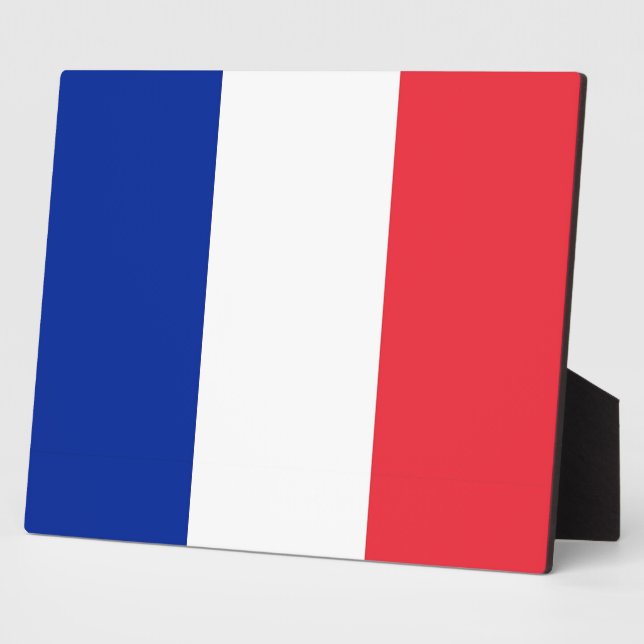 French Flag Plaque (Side)