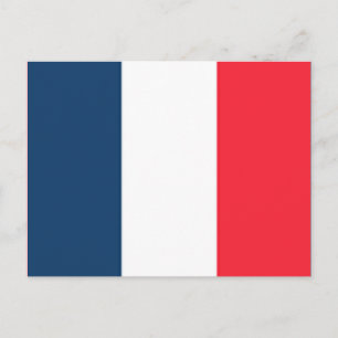 French Flag Postcard
