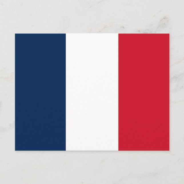French Flag Postcard (Front)