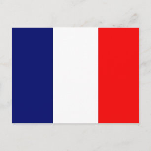 French Flag Postcard