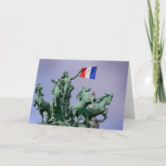 French flag - Postcard from Paris4