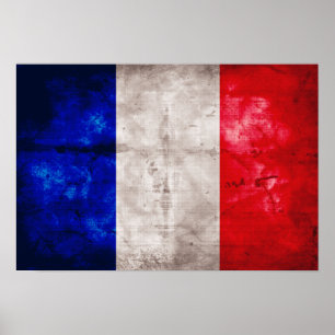 French Flag Poster