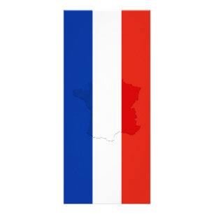 French flag rack card
