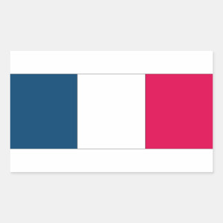 French Flag Rectangular Sticker