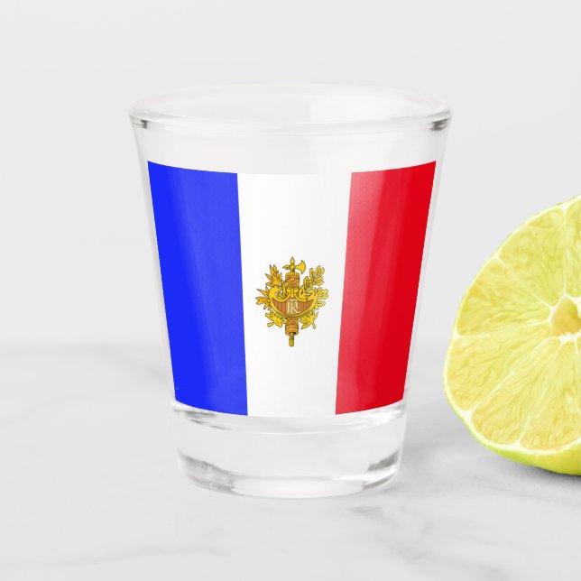 French flag shot glass (Front)