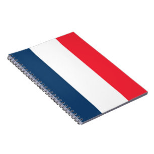 French Flag Spiral Notebook