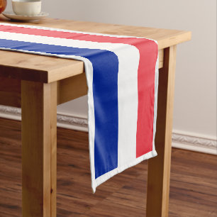 French Flag & Sports fan house decor / France Shor Short Table Runner