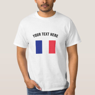 French flag t shirts   Custom France merchandise
