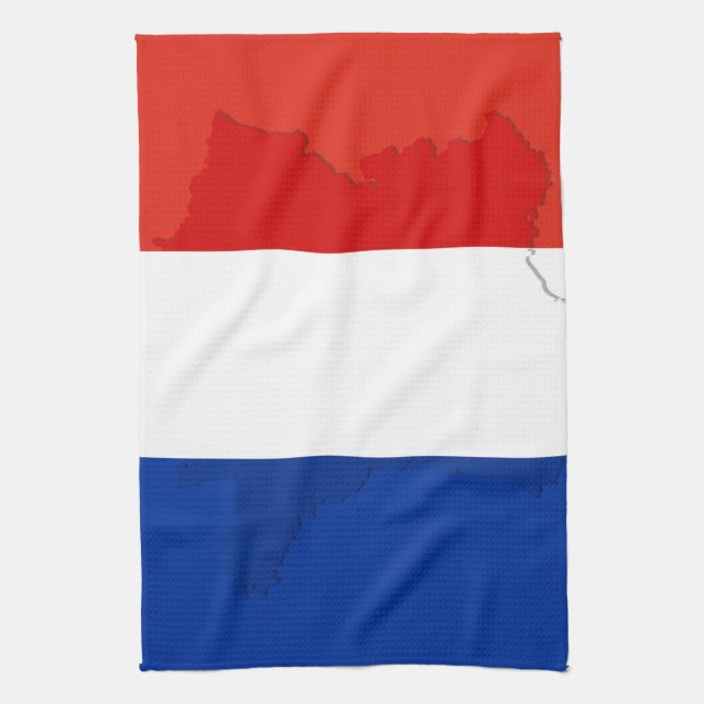 French flag tea towel (Vertical)