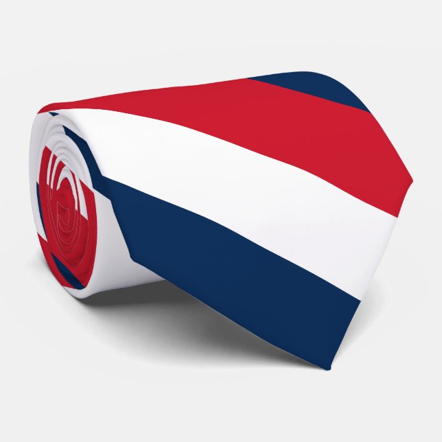 French Flag Tie (Rolled)